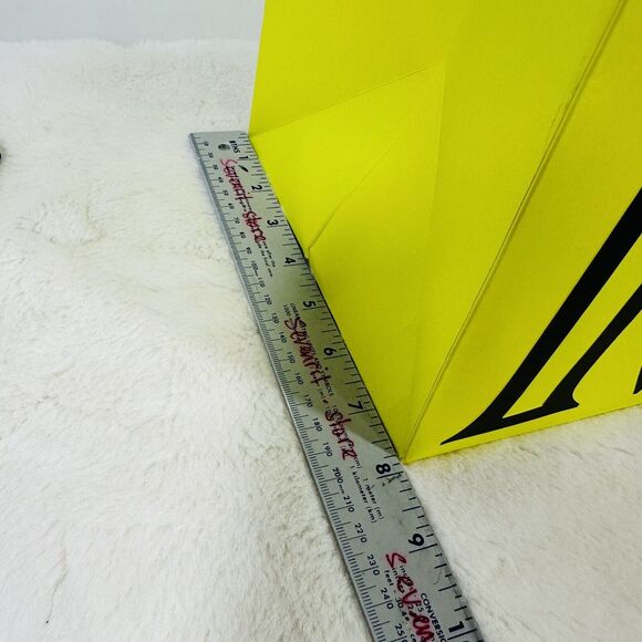 MCM 21”X16”X8” Authentic Yellow Shopping Paper Bag Gift Tote Extra Large - Picture 2 of 4